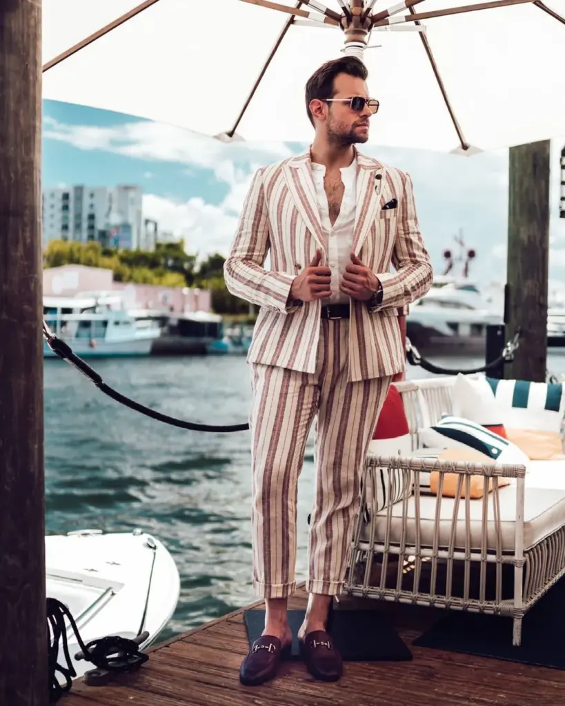 Men's skinny suit - @patrickvannegri Instagram