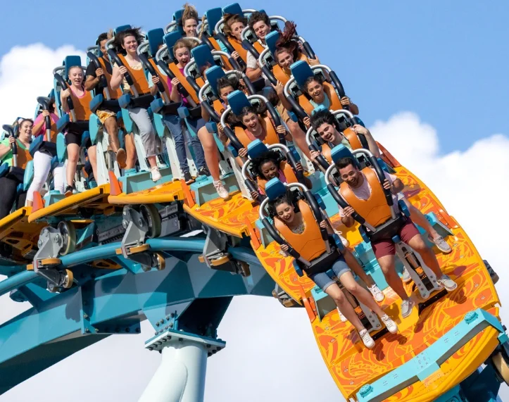A coaster ride at SeaWorld Orlando - @seaworldorlando Instagram