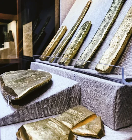 Gold ingots at the Mel Fisher Maritime Museum - @melfishermaritimemuseum Instagram